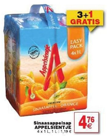 Promoties Sinaasappelsap appelsientje - Appelsientje - Geldig van 29/07/2014 tot 11/08/2014 bij Cora