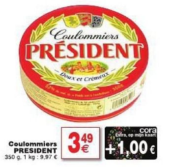 Promoties Coulommiers president - Président - Geldig van 29/07/2014 tot 04/08/2014 bij Cora