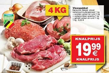 Promoties Vleespakket - Huismerk - Cora - Geldig van 29/07/2014 tot 04/08/2014 bij Cora