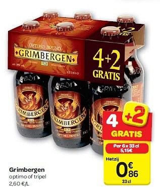 Promoties Grimbergen - Grimbergen - Geldig van 30/07/2014 tot 11/08/2014 bij Carrefour