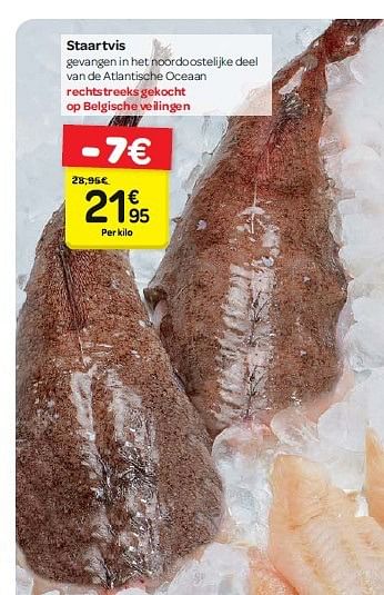 Promoties Staartvis - Huismerk - Carrefour  - Geldig van 30/07/2014 tot 04/08/2014 bij Carrefour