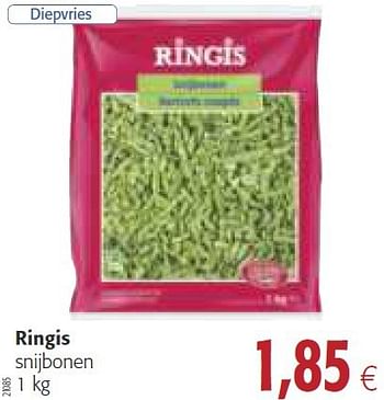 Promoties Ringis snijbonen - Ringis - Geldig van 30/07/2014 tot 12/08/2014 bij Colruyt