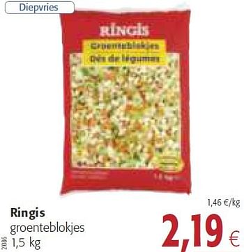 Promoties Ringis groenteblokjes - Ringis - Geldig van 30/07/2014 tot 12/08/2014 bij Colruyt