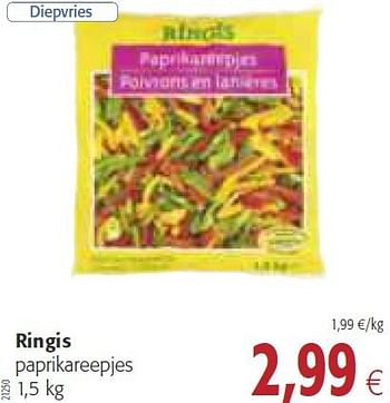 Promoties Ringis paprikareepjes - Ringis - Geldig van 30/07/2014 tot 12/08/2014 bij Colruyt