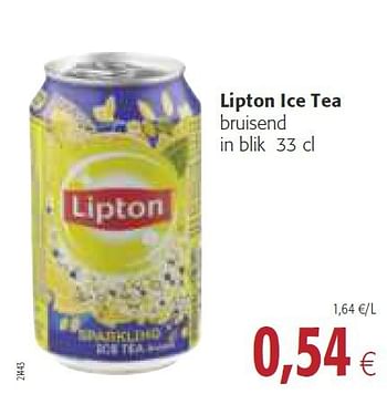 Promoties Lipton ice tea bruisend - Lipton - Geldig van 30/07/2014 tot 12/08/2014 bij Colruyt