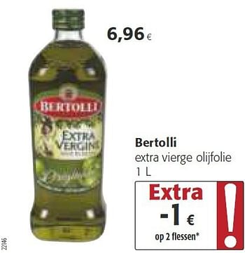 Promotions Bertolli extra vierge olijfolie - Bertolli - Valide de 30/07/2014 à 12/08/2014 chez Colruyt