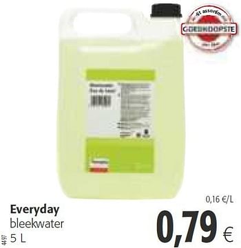Promoties Everyday bleekwater - Everyday - Geldig van 30/07/2014 tot 12/08/2014 bij Colruyt