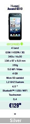 Promoties Huawei ascend g510 - Huawei - Geldig van 01/08/2014 tot 17/08/2014 bij The Phone House