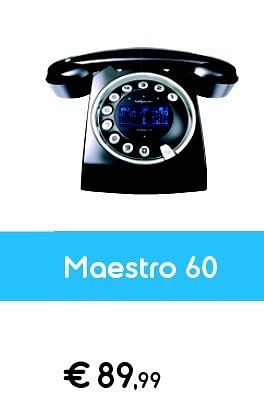 Promoties Maestro 60 - Maestro - Geldig van 01/08/2014 tot 17/08/2014 bij Belgacom