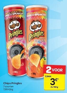 Promotions Chips pringles - Pringles - Valide de 13/08/2014 à 25/08/2014 chez Carrefour