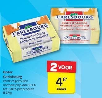 Promoties Boter carlsbourg - Carlsbourg - Geldig van 13/08/2014 tot 25/08/2014 bij Carrefour