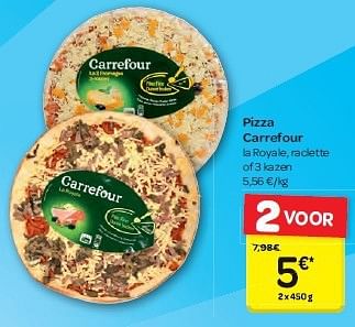 Promoties Pizza carrefour - Huismerk - Carrefour  - Geldig van 13/08/2014 tot 25/08/2014 bij Carrefour