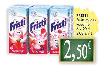 Promoties Fristi rood fruit - Fristi - Geldig van 26/08/2014 tot 07/09/2014 bij Louis Delhaize