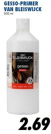 Promoties Gesso-primer van bleiswijck - Van Bleiswijck - Geldig van 09/09/2014 tot 26/09/2014 bij Action