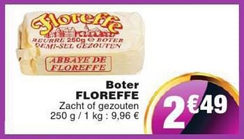 Promoties Boter floreffe - Floreffe - Geldig van 16/09/2014 tot 29/09/2014 bij Cora
