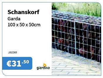Promoties Giardino schanskorf garda - Giardino - Geldig van 03/07/2014 tot 30/07/2014 bij Cevo Market