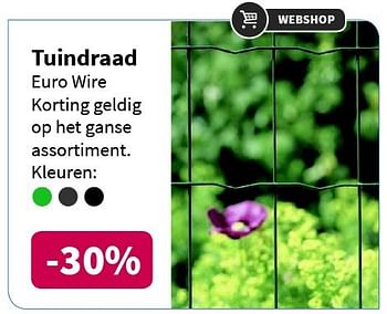 Promoties Tuindraad - Huismerk - Cevo - Geldig van 17/07/2014 tot 30/07/2014 bij Cevo Market