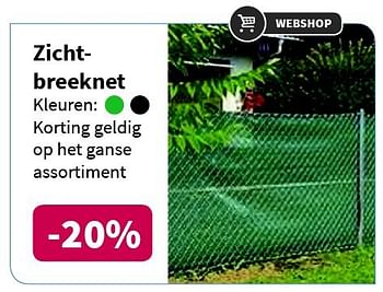 Promoties Zichtbreeknet - Huismerk - Cevo - Geldig van 17/07/2014 tot 30/07/2014 bij Cevo Market