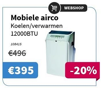 Promoties Mobiele airco - Huismerk - Cevo - Geldig van 31/07/2014 tot 13/08/2014 bij Cevo Market