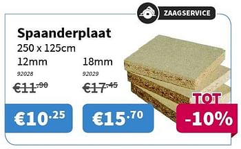 Promoties Spaanderplaat - Huismerk - Cevo - Geldig van 31/07/2014 tot 13/08/2014 bij Cevo Market