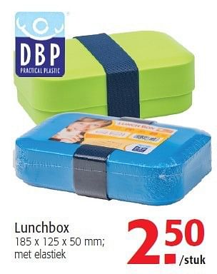 Promoties Lunchbox - DBP - Geldig van 13/08/2014 tot 26/08/2014 bij Alvo
