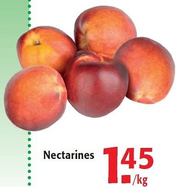 Promotions Nectarines - Produit maison - Alvo - Valide de 13/08/2014 à 26/08/2014 chez Alvo