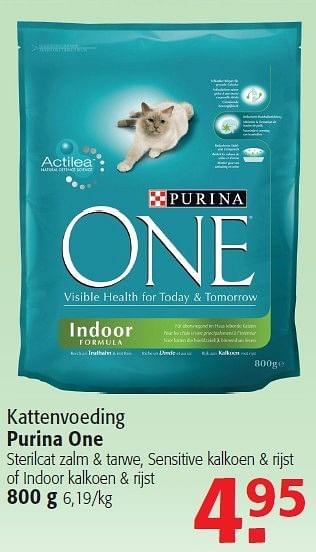 Promoties Kattenvoeding purina one - Purina one - Geldig van 13/08/2014 tot 26/08/2014 bij Alvo