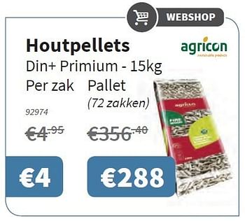 Promoties Houtpellets - Agricon - Geldig van 25/09/2014 tot 08/10/2014 bij Cevo Market