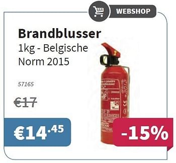 Promoties Brandblusser - Huismerk - Cevo - Geldig van 25/09/2014 tot 08/10/2014 bij Cevo Market