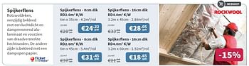 Promoties Spijkerflens - Rockwool - Geldig van 25/09/2014 tot 08/10/2014 bij Cevo Market