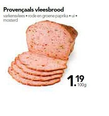 Promoties Provençaals vleesbrood - Huismerk - Buurtslagers - Geldig van 10/10/2014 tot 16/10/2014 bij Buurtslagers