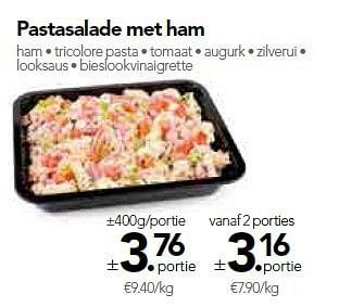 Promoties Pastasalade met ham - Huismerk - Buurtslagers - Geldig van 10/10/2014 tot 16/10/2014 bij Buurtslagers