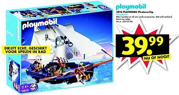 Promoties Playmobil piratenschip - Playmobil - Geldig van 11/10/2014 tot 07/12/2014 bij Bart Smit