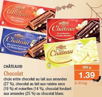 Chateau Chocolat En Promotion Chez Aldi