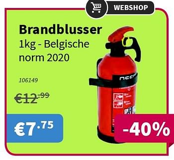 Promoties Brandblusser - Huismerk - Cevo - Geldig van 23/10/2014 tot 05/11/2014 bij Cevo Market