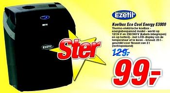 Ezetil Ezetil koelbox eco energy e3000 - Promotie Makro