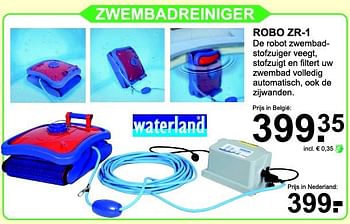 Vacature werper Ringlet Waterland Zwembadreiniger robo zr-1 - Promotie bij Van Cranenbroek