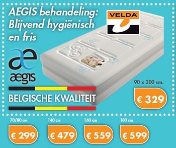 Promoties Aegis behandeling: blijvend hygienisch en fris - Velda - Geldig van 01/08/2014 tot 08/09/2014 bij O & O Trendy Wonen