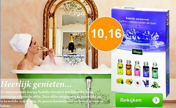 Promotions Kneipp badolies - Kneipp - Valide de 01/08/2014 à 31/08/2014 chez Magasin Salle de bains
