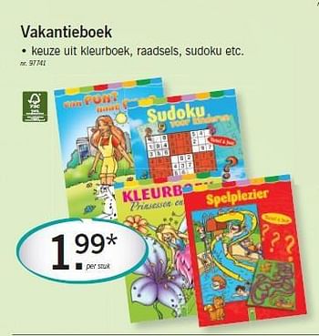 Promoties Vakantieboek - Disney - Geldig van 04/08/2014 tot 09/08/2014 bij Lidl