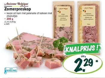 Promotions Zomerpreskop - Ancienne Belgique - Valide de 04/08/2014 à 09/08/2014 chez Lidl