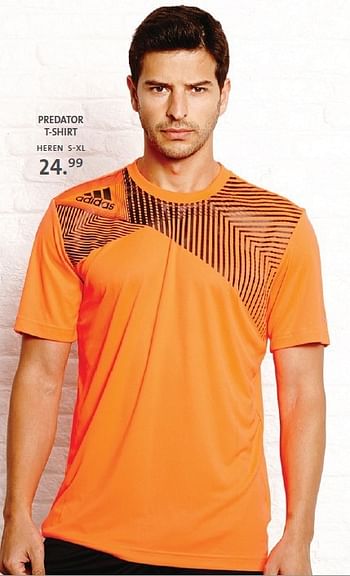 Promoties Predator t-shirt - Adidas - Geldig van 05/08/2014 tot 30/11/2014 bij Primo
