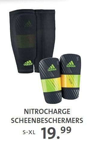 Promoties Nitrocharge scheenbeschermers - Adidas - Geldig van 05/08/2014 tot 30/11/2014 bij Primo