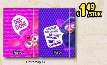 Promoties Elastomap a4 - Furby - Geldig van 11/08/2014 tot 07/09/2014 bij ToyChamp