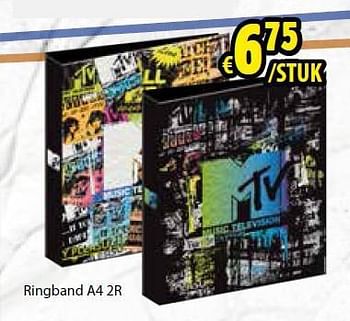 Promoties Ringband a4 2r - MTV - Geldig van 11/08/2014 tot 07/09/2014 bij ToyChamp
