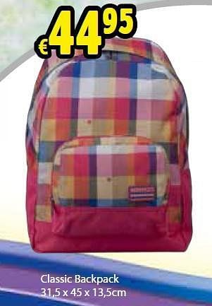 Promoties Classic backpack - Brunotti - Geldig van 11/08/2014 tot 07/09/2014 bij ToyChamp
