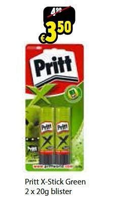 Promoties Pritt x-stick green - Pritt - Geldig van 11/08/2014 tot 07/09/2014 bij ToyChamp