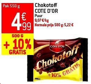 Promoties Chokotoff cote d`or - Cote D'Or - Geldig van 13/08/2014 tot 19/08/2014 bij Match