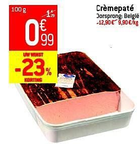 Promoties Crèmepaté - Huismerk - Match - Geldig van 13/08/2014 tot 19/08/2014 bij Match