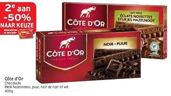 Promoties Côte d`or chocolade - Cote D'Or - Geldig van 11/08/2014 tot 17/08/2014 bij Intermarche